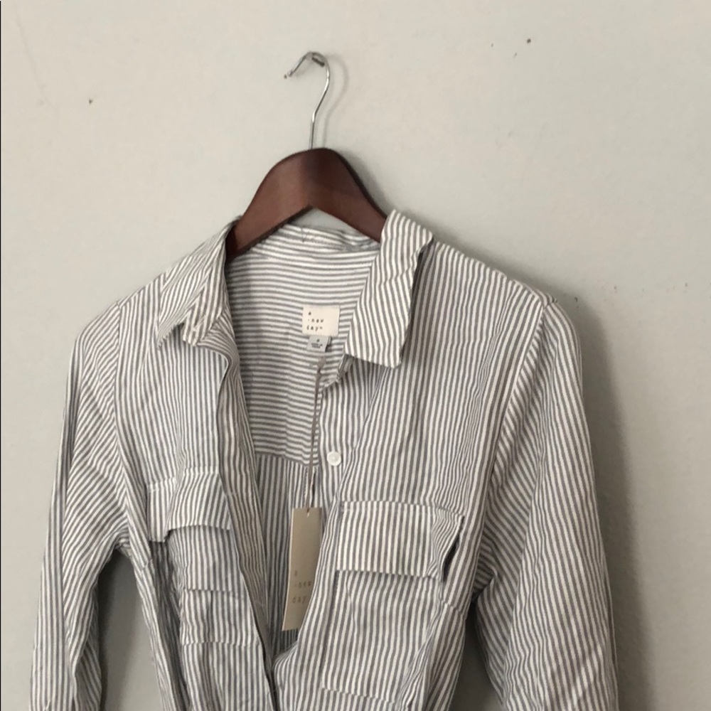 Button Down Dress NWT